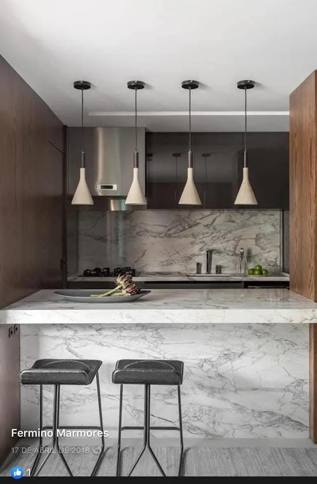 Área Gourmet em Mármore