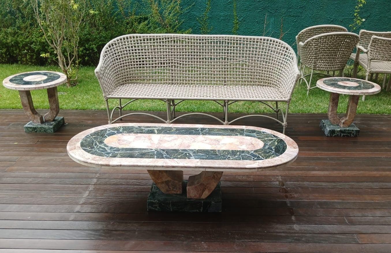 Mesas em Mármore para Área Externa